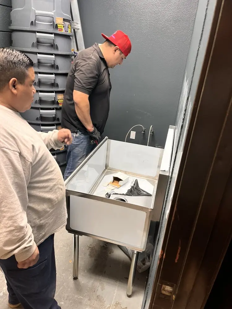 Commercial plumbing and sink installation in South Orange