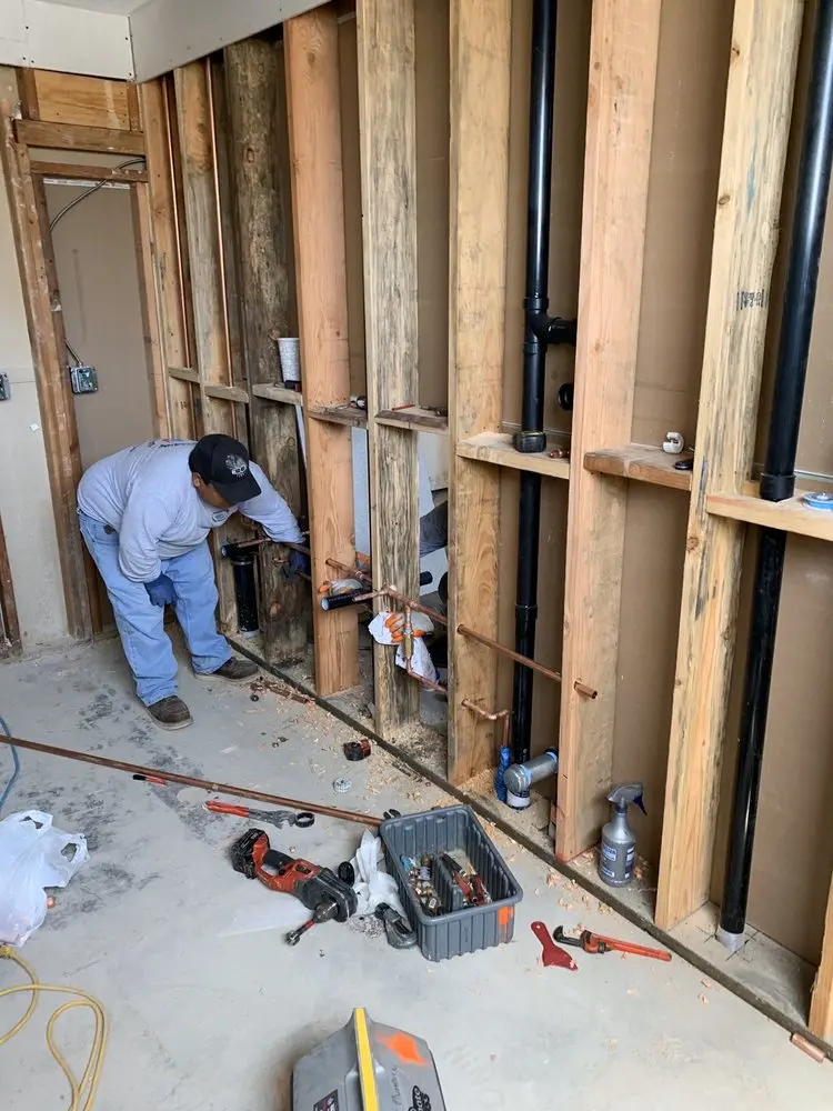 Commercial rough-in plumbing for Commercial Plumbing in South Orange